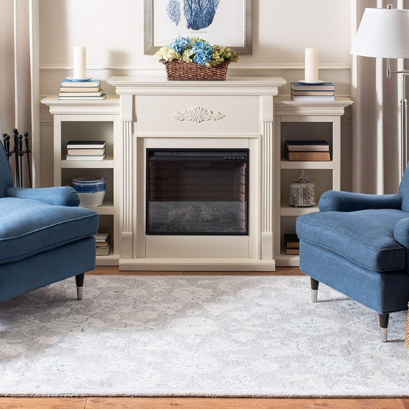 Tufted Wool Area Rug – Luxurious Floral Design