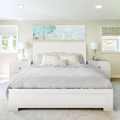 Polished Wooden Platform Full Double Size Bedroom Set – Elegant Design with Sturdy Construction and Timeless Appeal