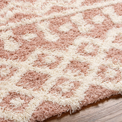 Soft Cozy Woven Shag Bohemian Tribal Area Rug