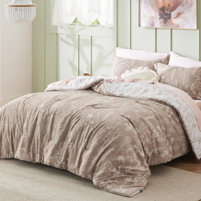 Floral Comforter Set – Stylish and Cozy Bedding with Cute Floral Pattern for a Beautiful Bedroom Makeover