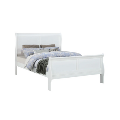 Sleigh Twin Bedroom Set: Elegant Wooden Furniture with a Sleek Finish for Timeless Style