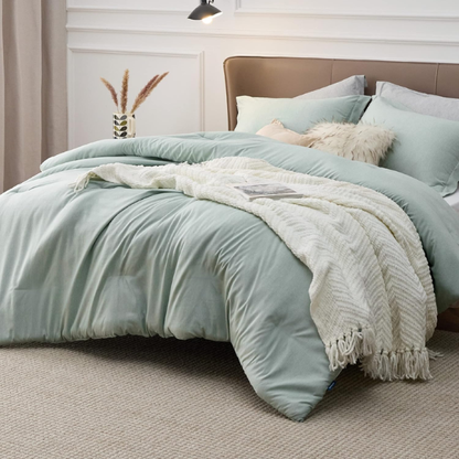 All-Season Comforter Set – Reversible Cooling & Warmth Bed Set for Ultimate Comfort Year-Round