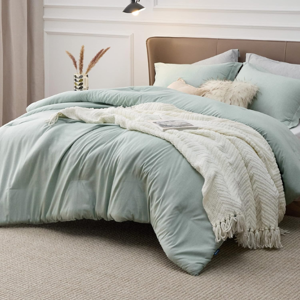 All-Season Comforter Set – Reversible Cooling & Warmth Bed Set for Ultimate Comfort Year-Round