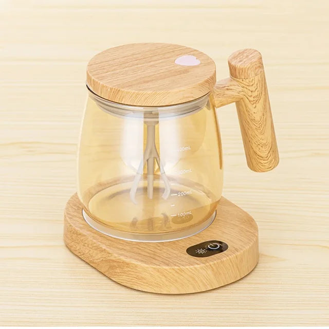 400ML Self Stirring Mug Electric Stirring Coffee Cup Glass Inner Tank Mug Automatic Electric Protein Powder Mix Cup Kitchen