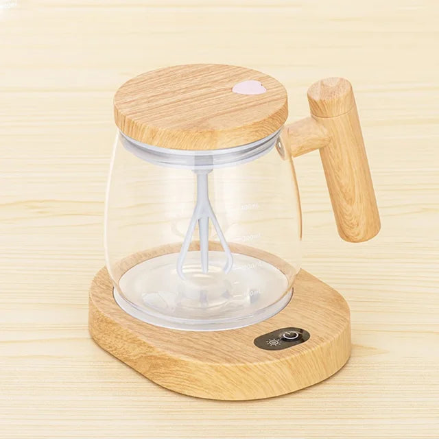 400ML Self Stirring Mug Electric Stirring Coffee Cup Glass Inner Tank Mug Automatic Electric Protein Powder Mix Cup Kitchen