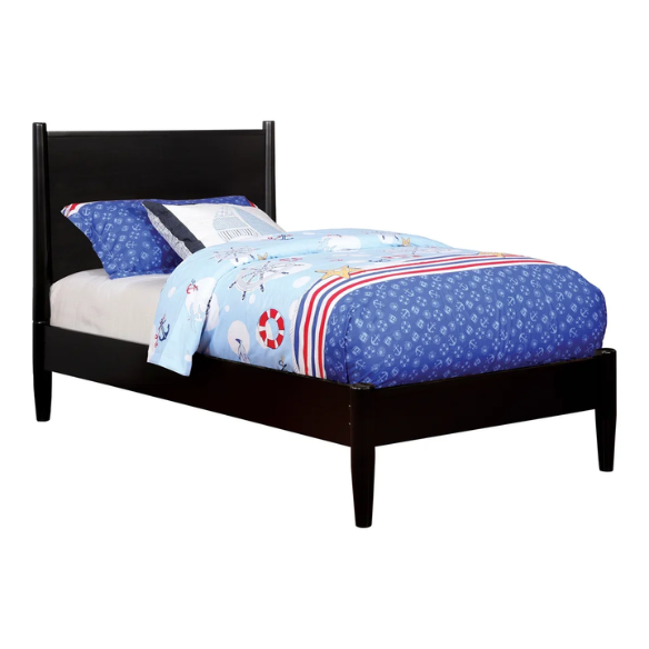 Chic Black 3-Piece Bedroom Set: Timeless Style for Modern Living