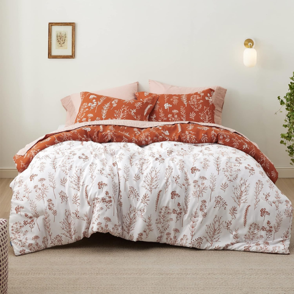 Floral Comforter Set – Stylish and Cozy Bedding with Cute Floral Pattern for a Beautiful Bedroom Makeover