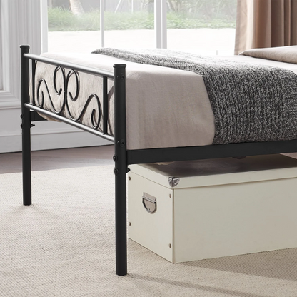 Style Black Metal 3-Piece Twin Bedroom Set – Modern & Durable Design