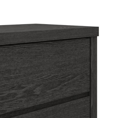 Modern 46.46'' 6-Drawer Double Dresser with Hidden Handles and Wood Grain Finish