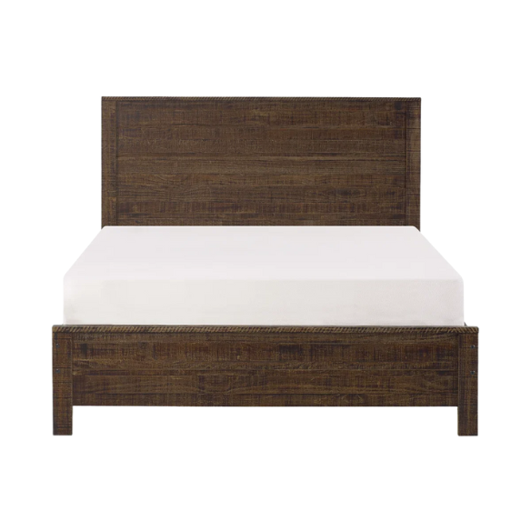 Heavy-Duty Solid Wood Twin Bedroom Set: 3-Piece Collection Featuring Sturdy Bed Frame and Two Bedside Tables