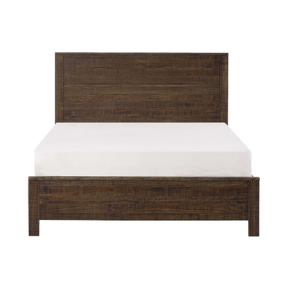 Heavy-Duty Solid Wood Twin Bedroom Set: 3-Piece Collection Featuring Sturdy Bed Frame and Two Bedside Tables