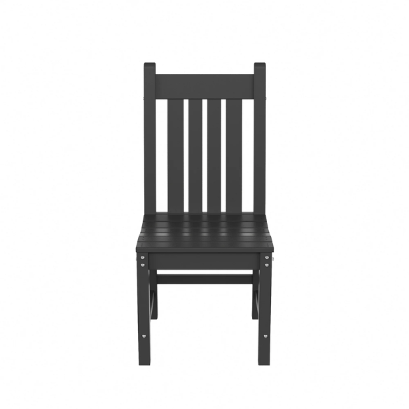 All-Weather Outdoor Patio Dining Chair with Arms – Durable HDPE Construction for Long-Lasting Comfort and Style