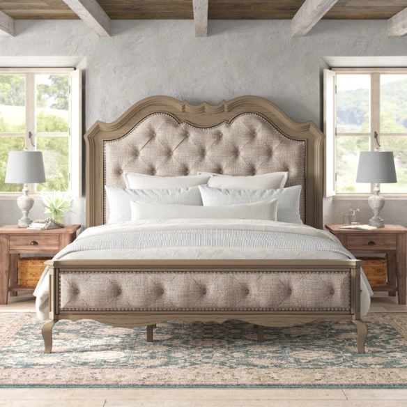 Elegant Upholstered Standard Configurable Bedroom Set –  Designed with Luxurious Upholstery for a Sophisticated and Comfortable Bedroom Retreat