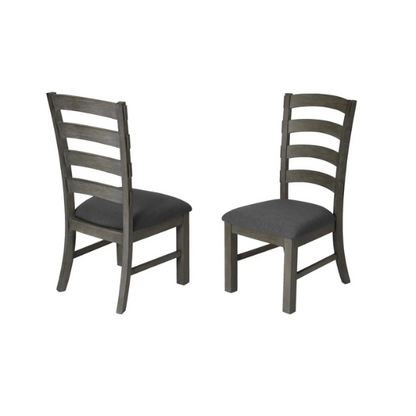 7-Piece Rustic Trestle Dining Set – Upholstered Chairs & Bench