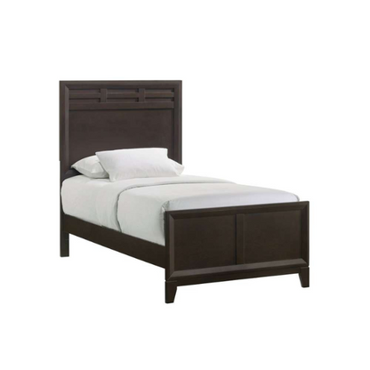Elegant Black Luxury Twin Bedroom Set: 3-Piece Collection for a Chic and Modern Look
