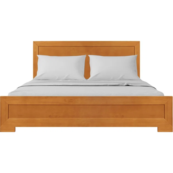 Polished Wooden Platform Full Double Size Bedroom Set – Elegant Design with Sturdy Construction and Timeless Appeal