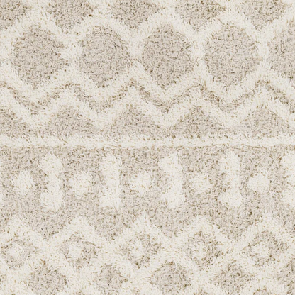 Soft Cozy Woven Shag Bohemian Tribal Area Rug