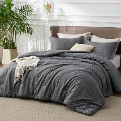 All-Season Comforter Set – Reversible Cooling & Warmth Bed Set for Ultimate Comfort Year-Round