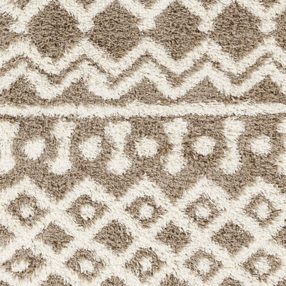 Soft Cozy Woven Shag Bohemian Tribal Area Rug