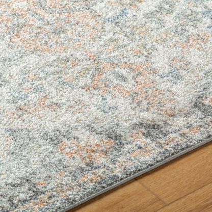 Timeless Traditional Woven Area Rug – Machine-Woven Polypropylene, Medium Pile, Durable and Easy to Clean