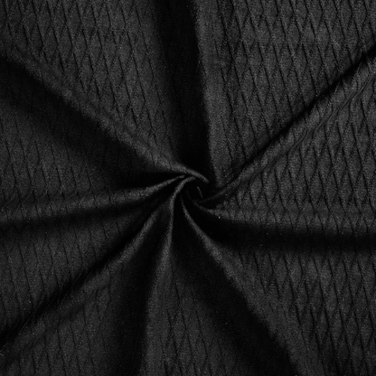 Black Weave Cotton Blanket – Elegant, Soft & Breathable All-Season Comfort