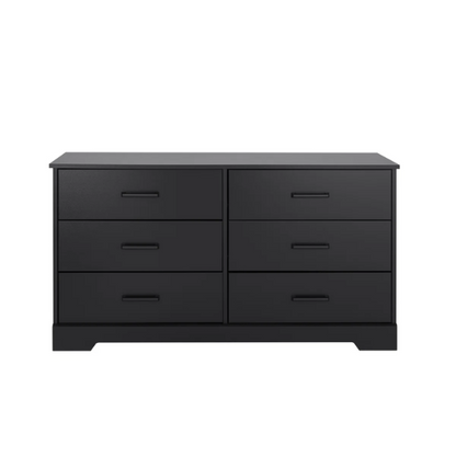 Rustic Modern 6-Drawer 53.25" W Double Dresser with Timeless Farmhouse Charm