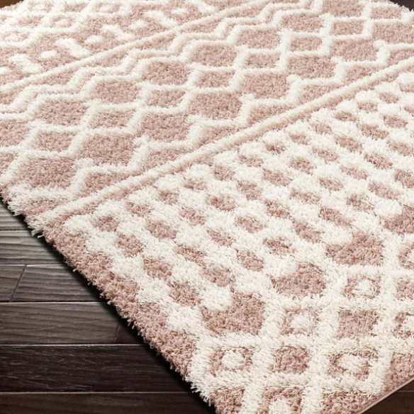 Soft Cozy Woven Shag Bohemian Tribal Area Rug