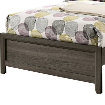 Smoky Grey Wooden Rustic 6-Piece Full Double Size Bedroom Set – Timeless Design with Sturdy Construction and Warm, Vintage Appeal