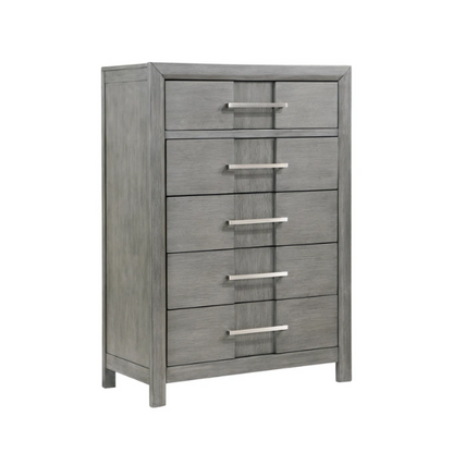 Elegant Wooden 3-Piece Full Double Size Bedroom Set – Includes Bed, Chest, and Two Nightstands with Timeless Craftsmanship