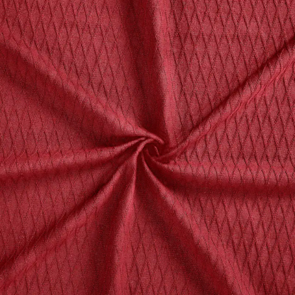 Burgundy Weave Cotton Blanket – Elegant, Soft & Breathable All-Season Comfort