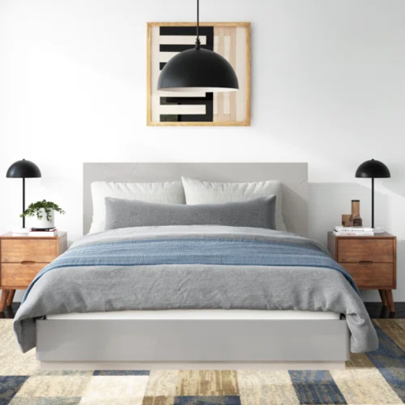 Contemporary Elegance: Sleek Twin Bed for Modern Living