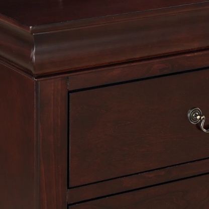 Sleigh Twin Bedroom Set: Elegant Wooden Furniture with a Sleek Finish for Timeless Style