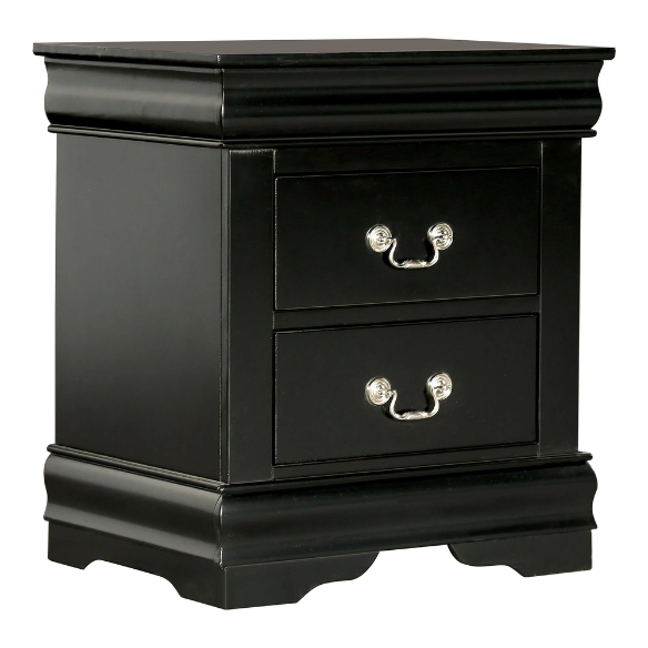 Elegant Queen Size Sleigh Wooden 3-Piece Bedroom Set with English Dovetail Design
