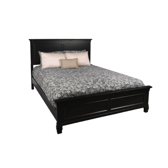 Classic King Size Solid Wood Platform Bed with Timeless Design and Sturdy Construction