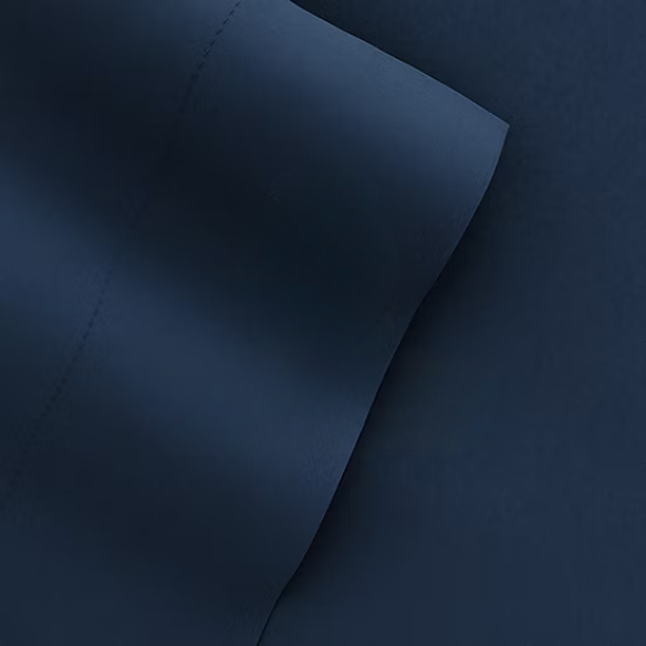 Navy Blue Deep Pocket Microfiber Sheet Set – 4-Piece Soft, Wrinkle-Free Bedding with Pillowcases