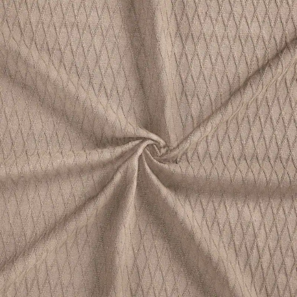Light Taupe Weave Cotton Blanket – Elegant, Soft & Breathable All-Season Comfort