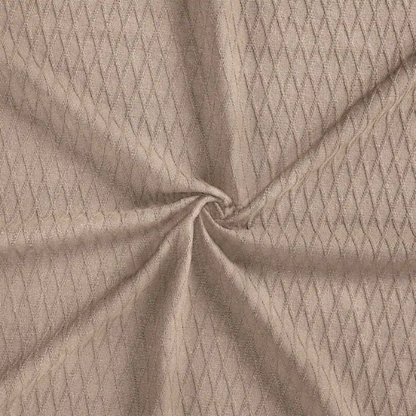 Light Taupe Weave Cotton Blanket – Elegant, Soft & Breathable All-Season Comfort