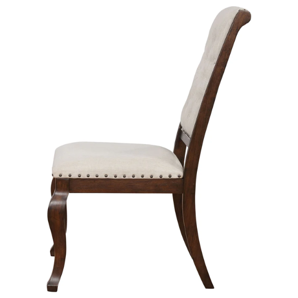 Modern Upholstered Dining Chairs with Cushioned Seats (Set of 2) – Stylish and Comfortable Seating for Kitchen or Dining Room