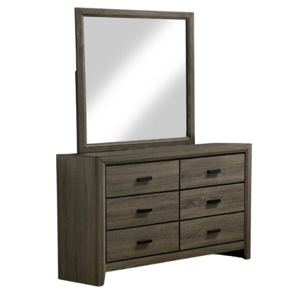 Rustic Grey Farmhouse 5-Piece Twin Bedroom Set – Charming & Durable Design