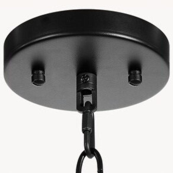2-Light Black Outdoor Hanging Lantern Fixture with Clear Glass Shade – Modern Industrial Design for Porch, Patio, and Entryway