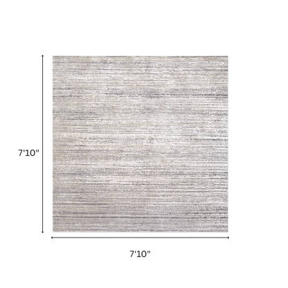 Modern Abstract Gray Area Rug – Stain-Resistant, High-Low Pile, Distressed Ivory Hues for a Relaxed, Stylish Touch