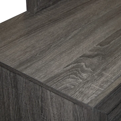 Chic Grey Wooden 4-Piece Twin Bedroom Set: Contemporary Style Meets Cozy Comfort