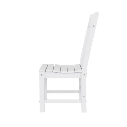 All-Weather Outdoor Patio Dining Chair with Arms – Durable HDPE Construction for Long-Lasting Comfort and Style