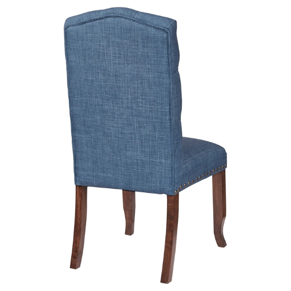 Elegant Farmhouse Tufted Fabric Dining Chairs – Set of 2, Button-Tufted Luxury