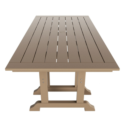 7-Piece Eco-Friendly All-Weather Outdoor Dining Set with Armchairs – Comfortable, Stylish, and Durable for Your Patio or Backyard