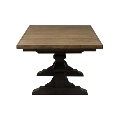 Classic Vintage Trestle Dining Table – Timeless Charm with a Modern Twist
