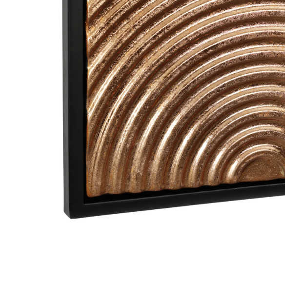 Modern Abstract Metal Wall Art (Set of 2) – Elegant Iron Sculpture with Textured Discs in Gold, Black, Rose Gold, and Gray for Bold, Contemporary Home Decor