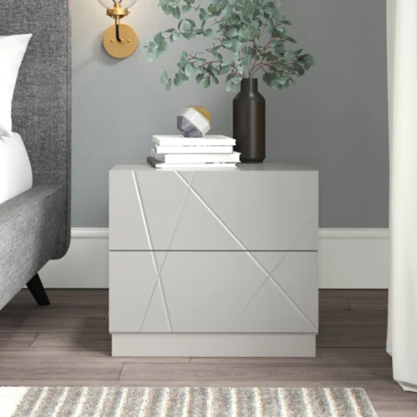 Contemporary Elegance: Sleek Twin Bed for Modern Living
