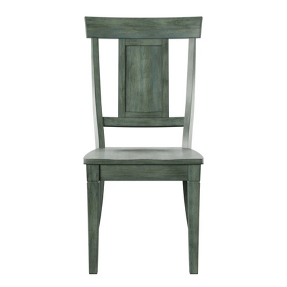 Solid Wood Slat Back Dining Chairs (Set of 2) – Farmhouse Style Seating