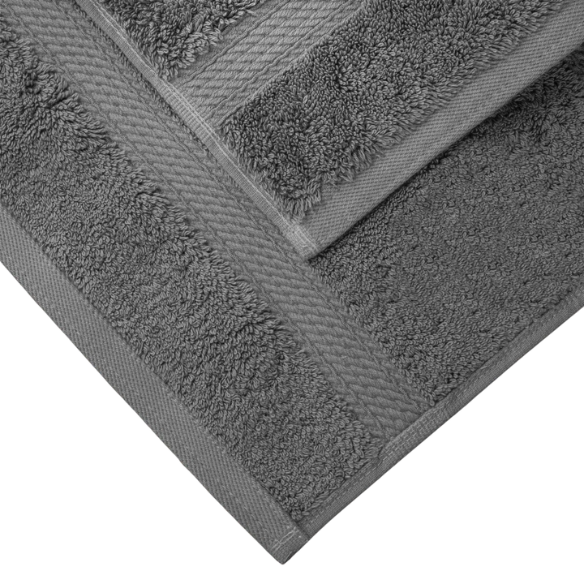 Luxury Grey Egyptian Cotton 3-Piece Towel Set – 800 GSM Plush and Highly Absorbent Bath Towels